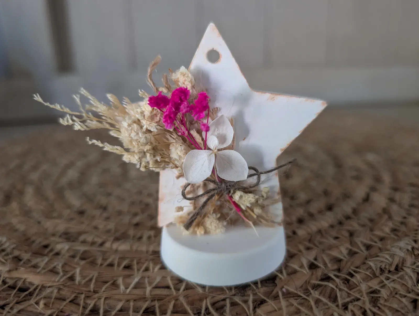 Étoile fleurie à poser — photo 1