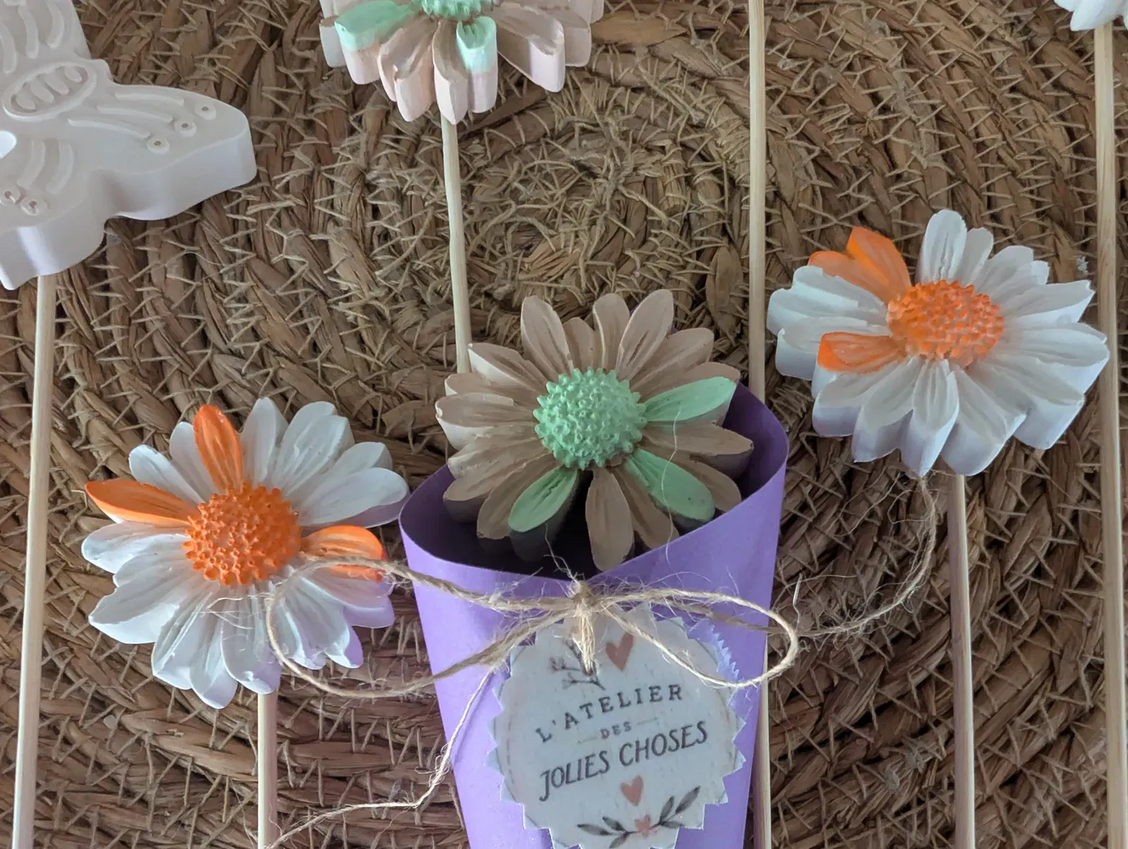 Fleur ou papillon sur tige à l'unité — photo 3