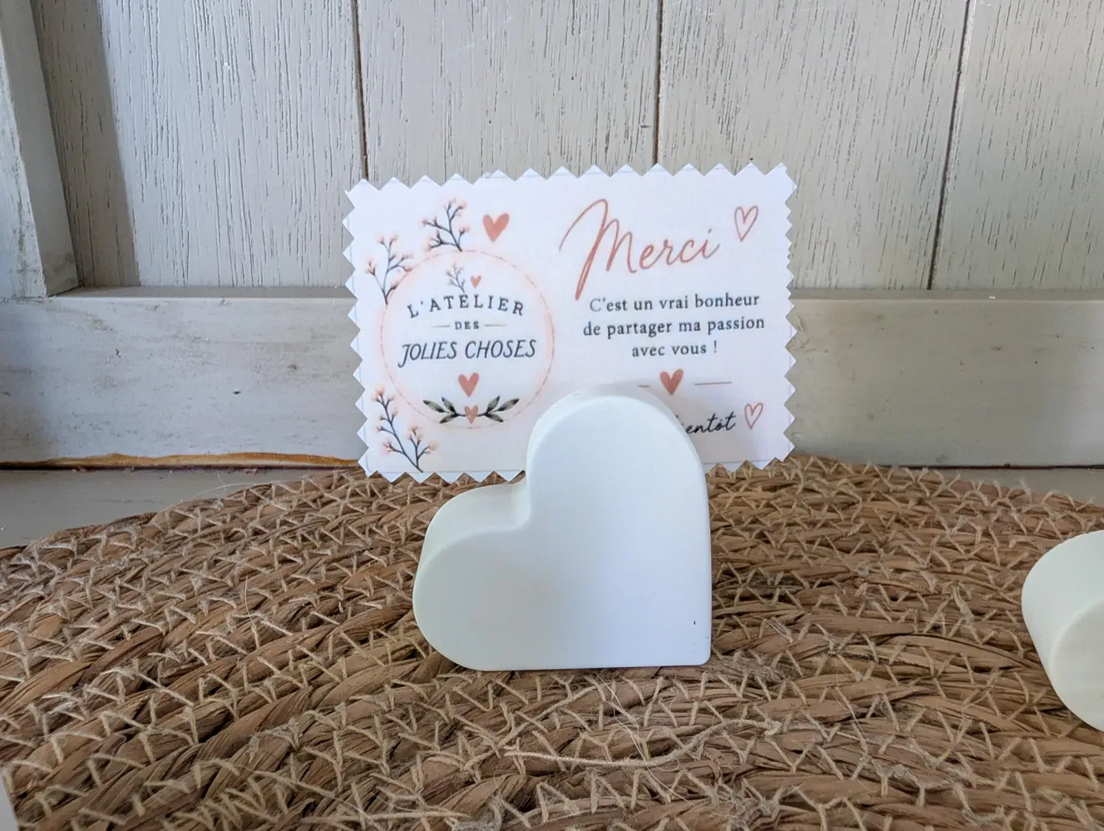 Vœu porte-carte / porte-nom — photo 3